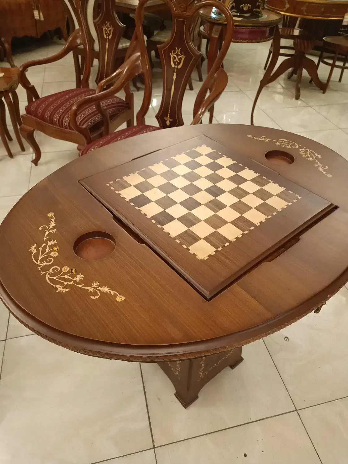 میز شطرنج تمام چوب معرق|مبلمان خانگی و میز عسلی|پردیس, شهرک صنعتی کمرد|دیوار