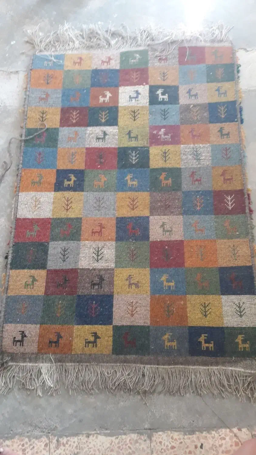 قالی گبه|گلیم، جاجیم، گبه|لردگان, |دیوار