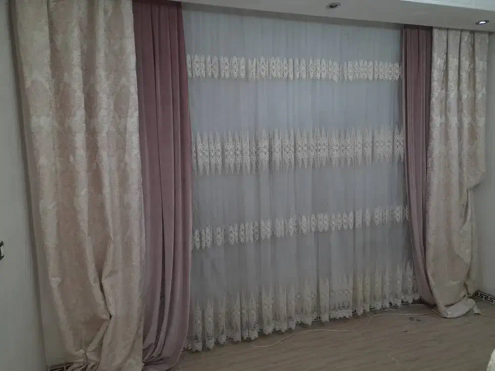 پرده|پرده، رانر، رومیزی|شریف‌آباد, |دیوار