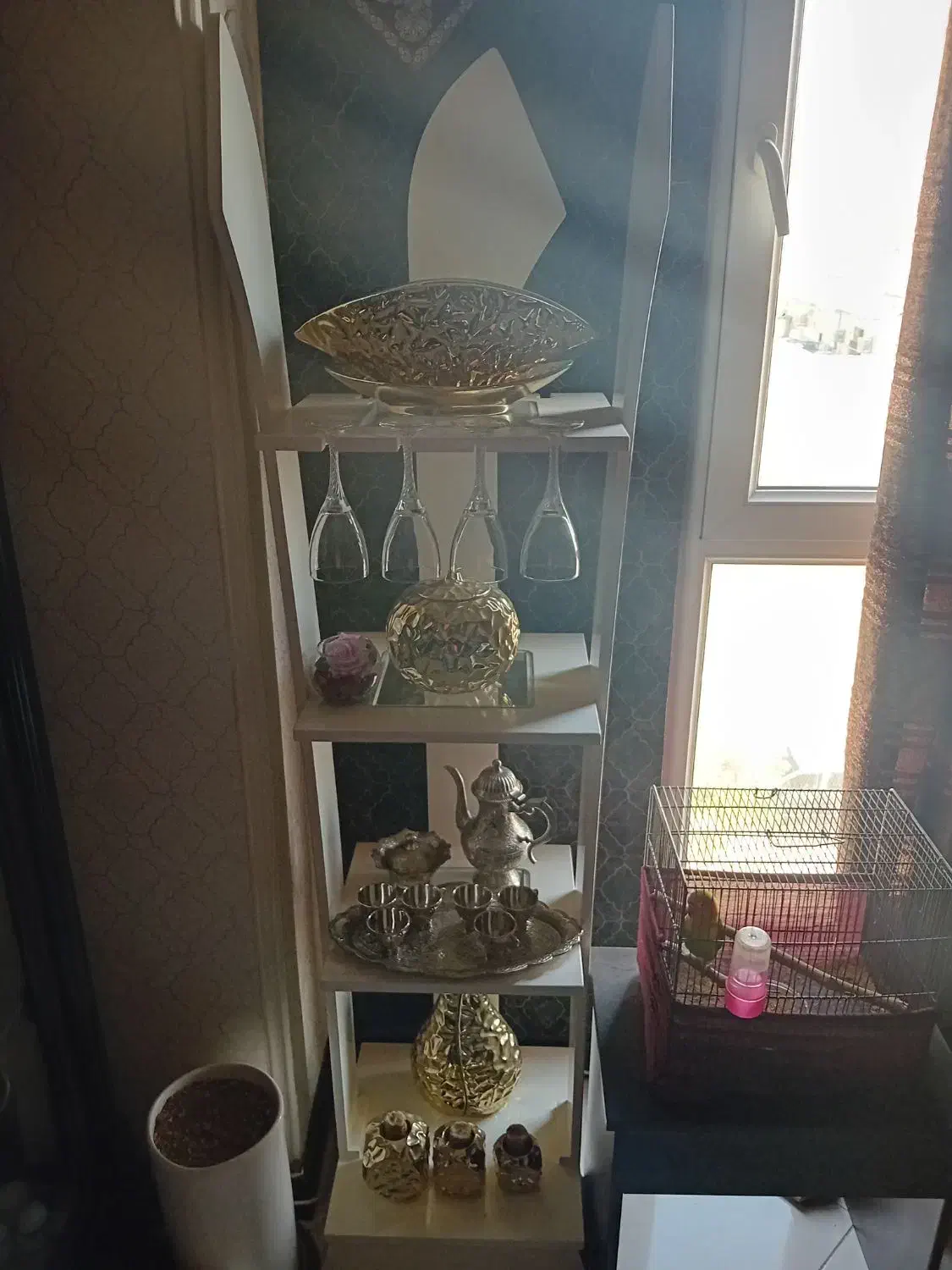 بوفه یا دکوری جمع و جور|بوفه، ویترین، کنسول|تهران, نیروی دریایی|دیوار