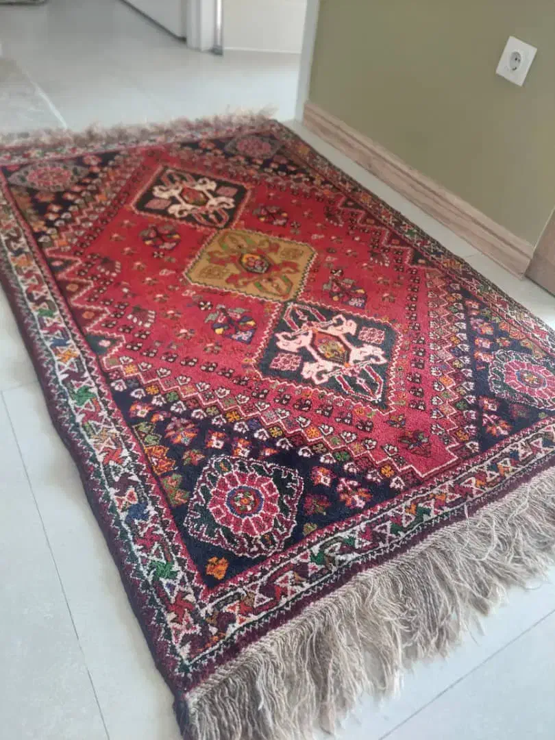 قاری دستبافت نو  ۱۸۰در ۱۱۰|فرش|شیراز, بالا کفت|دیوار