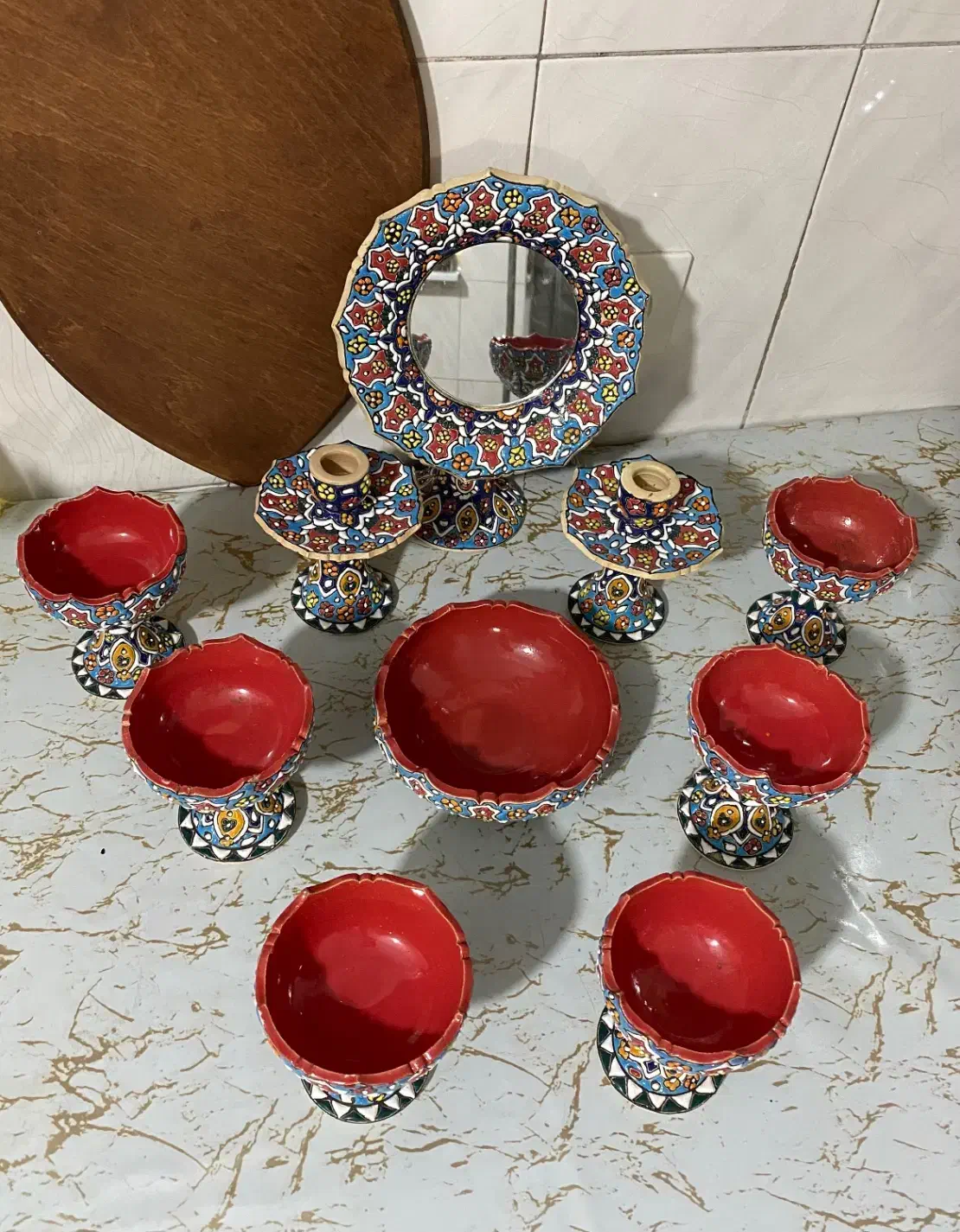 سفره هفت سین|صنایع دستی و سایر لوازم تزئینی|باقرشهر, |دیوار