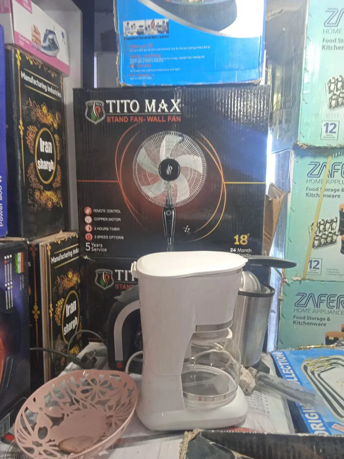 پنکه کنترلی|پنکه و تصفیهکنندهٔ هوا|بیرجند, |دیوار