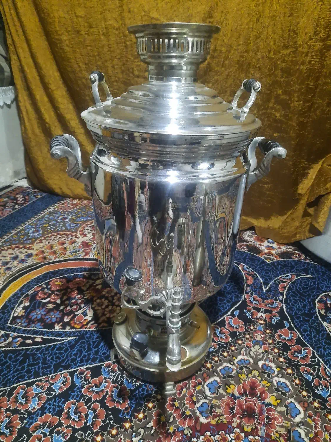 سماور بزرگ مجلسی گازی|سماور، چای‌ساز، قهوه‌ساز|بروجرد, |دیوار