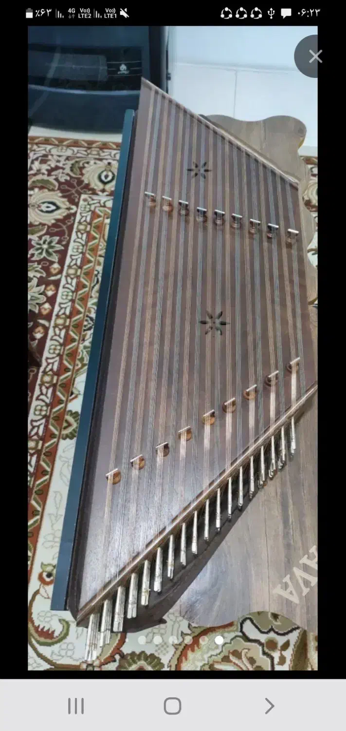سنتور چوب گردو کوک شده|سازهای سنتی|سبزوار, امیر کبیر|دیوار