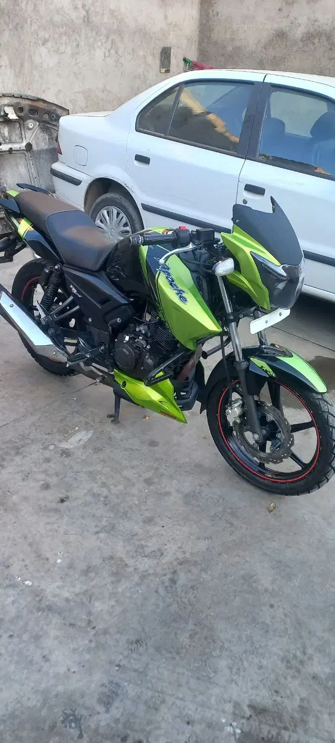 اپاچی ۱۶۰ مدل ۹۵|موتورسیکلت|نیشابور, کریم آباد|دیوار