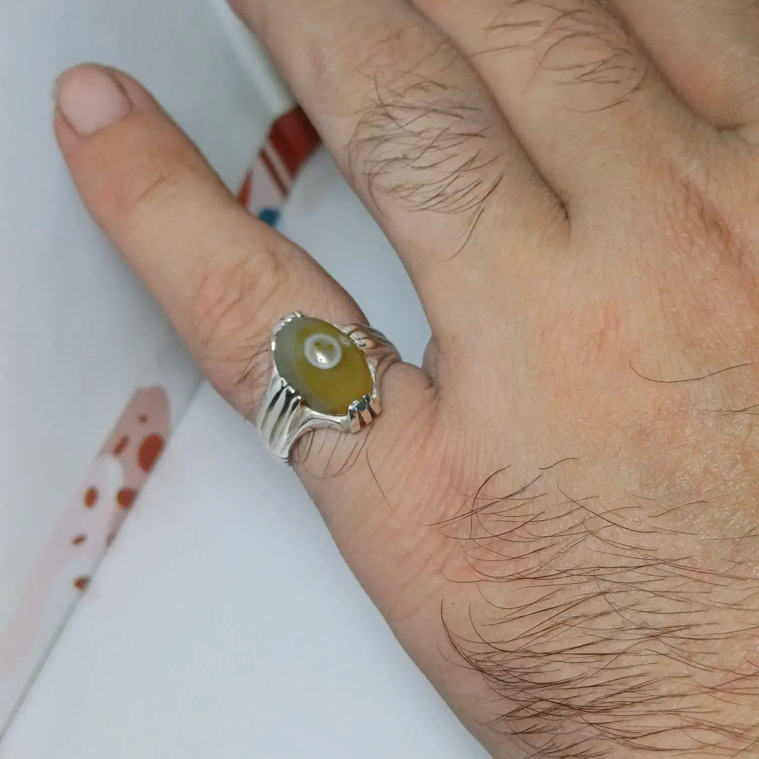 انگشتر نقره بابا قوری طبیعی|جواهرات|تهران, امام زاده حسن|دیوار