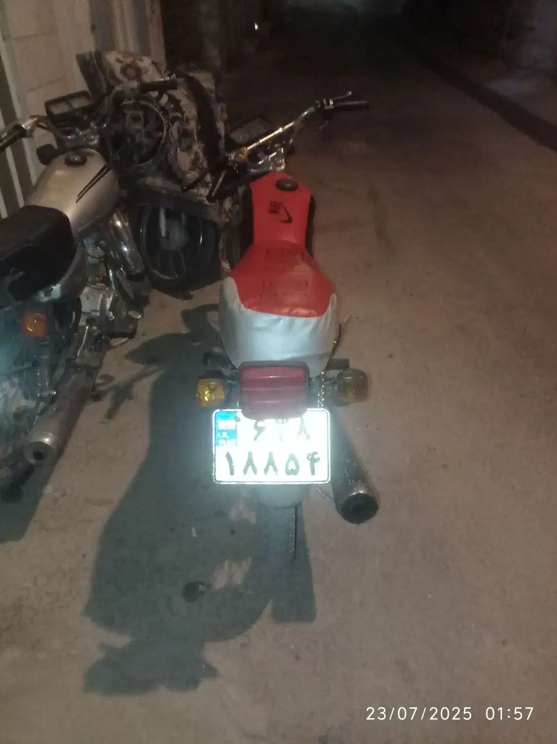 موتور 125.پنج دنده رنگ آلبالویی|موتورسیکلت|میبد, |دیوار