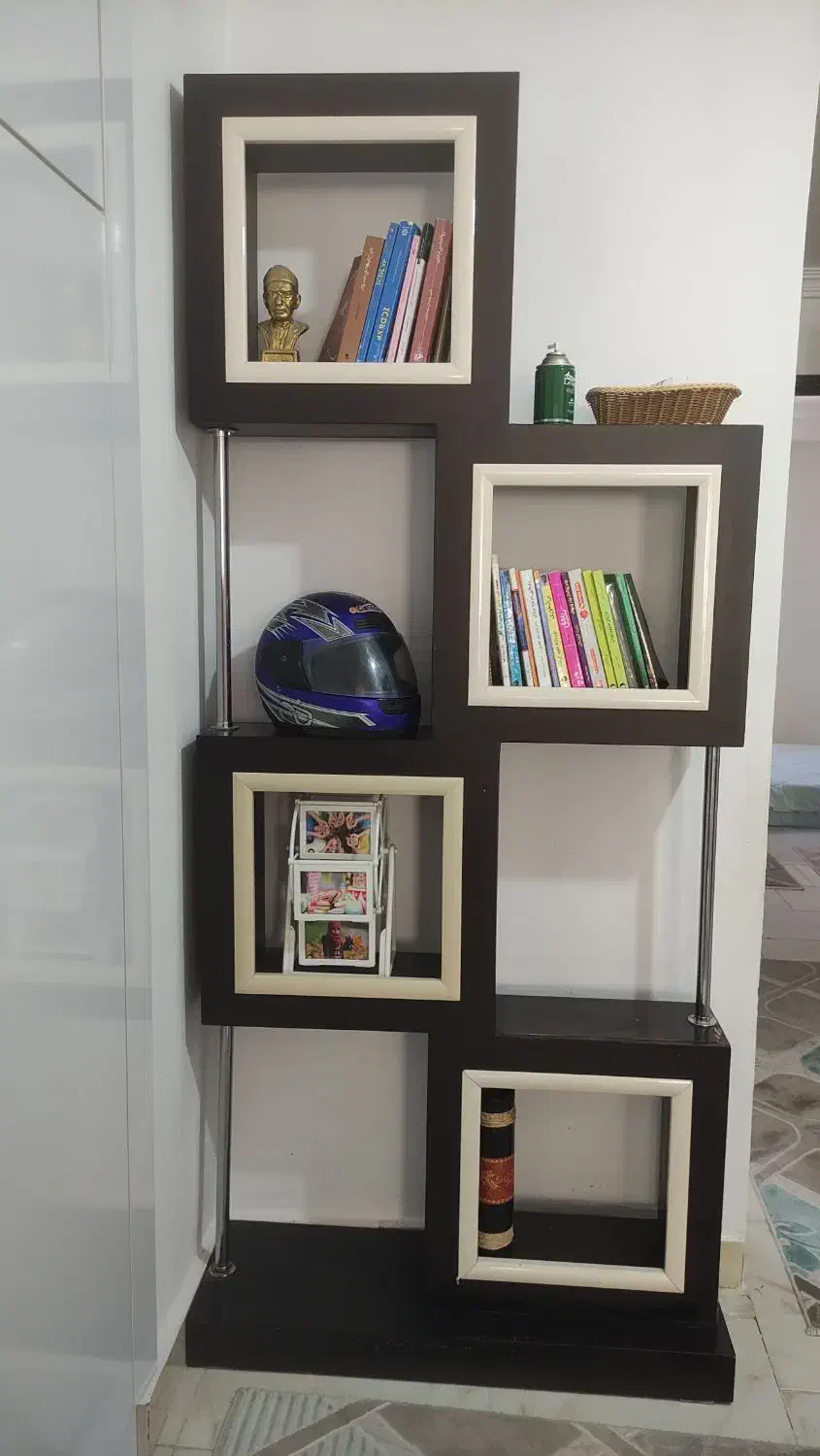 بوفه و کتابخانه یا دکوری|کتابخانه، شلف، قفسه‌های دیواری|ارومیه, |دیوار