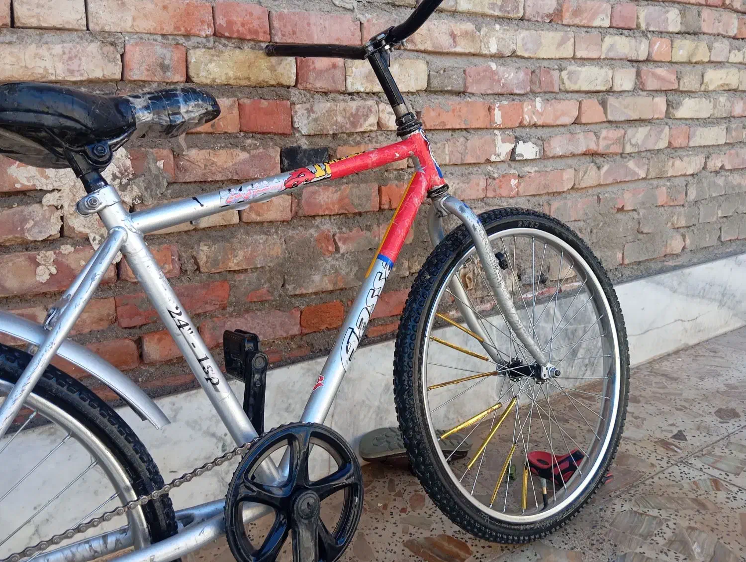 دوچرخه 24 آساک|دوچرخه، اسکیت، اسکوتر|خاش, |دیوار