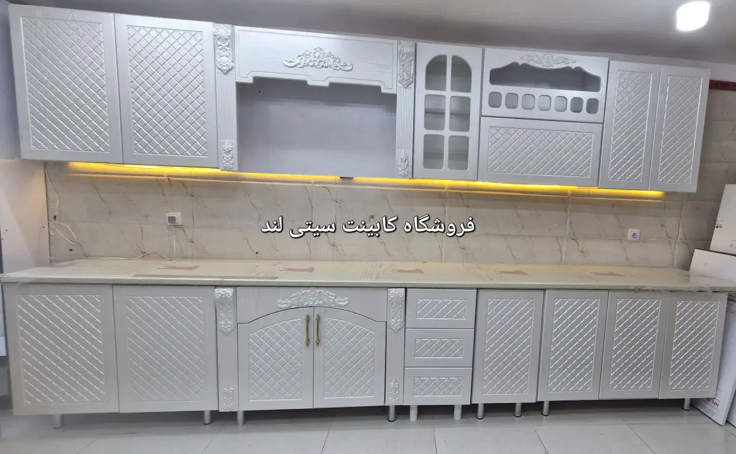 کابینت صدفی درب لوزی ۱۴۳|مصالح و تجهیزات ساختمان|بندر ماهشهر, |دیوار