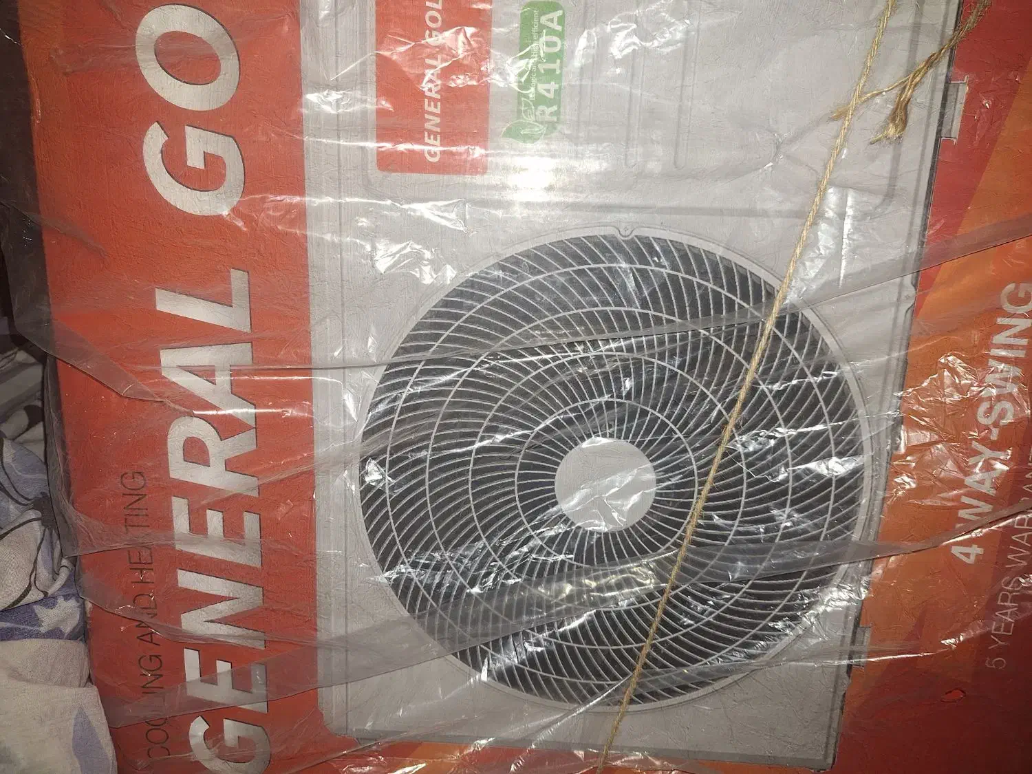 کولر ۱۸۰۰ اجنرال نوی نو با کارتن به برق نخورده|کولر گازی و فن‌کوئل|چالوس, |دیوار