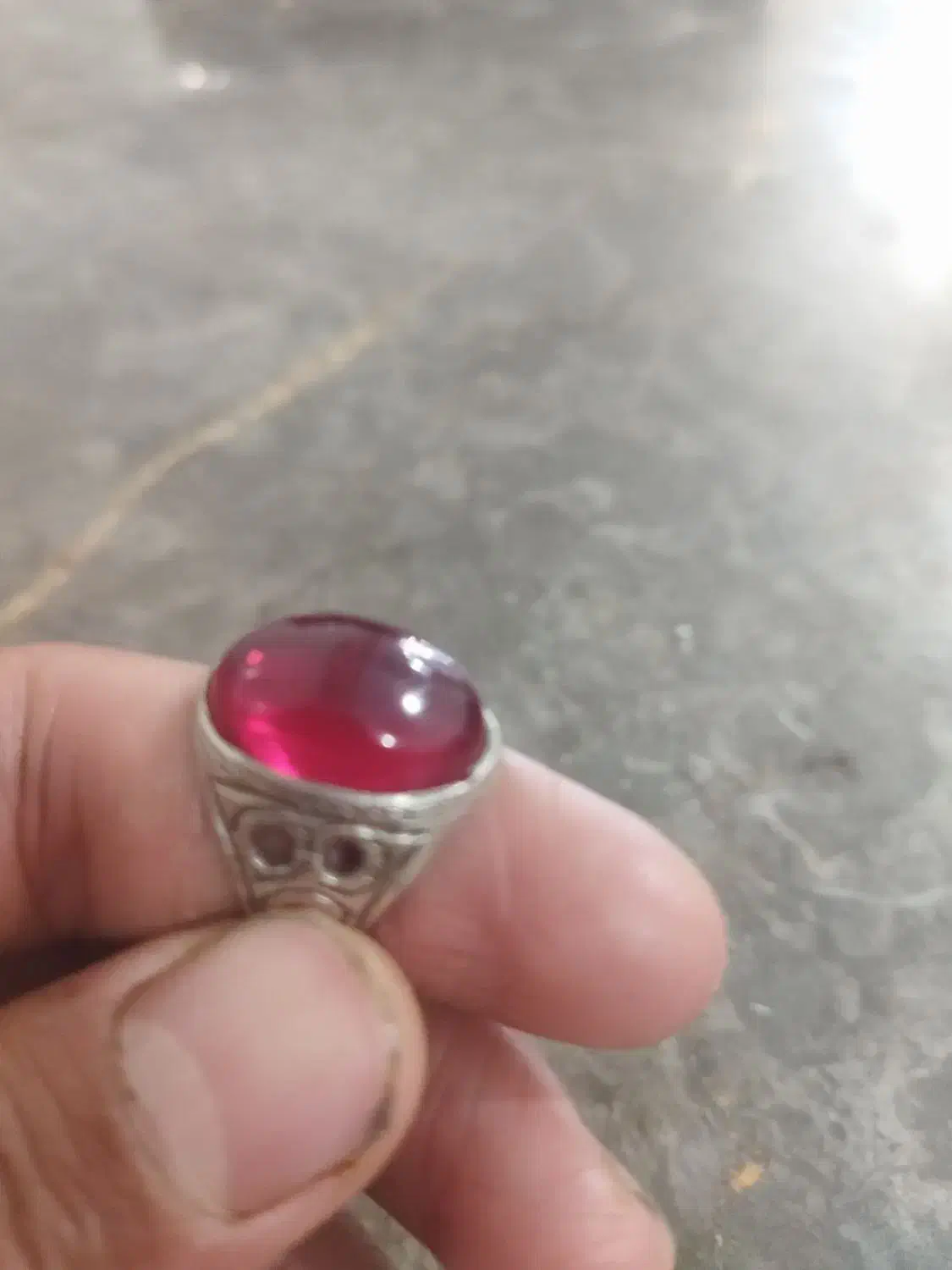 انگشتر عقیق اصل|کلکسیون اشیاء عتیقه|زاهدان, |دیوار