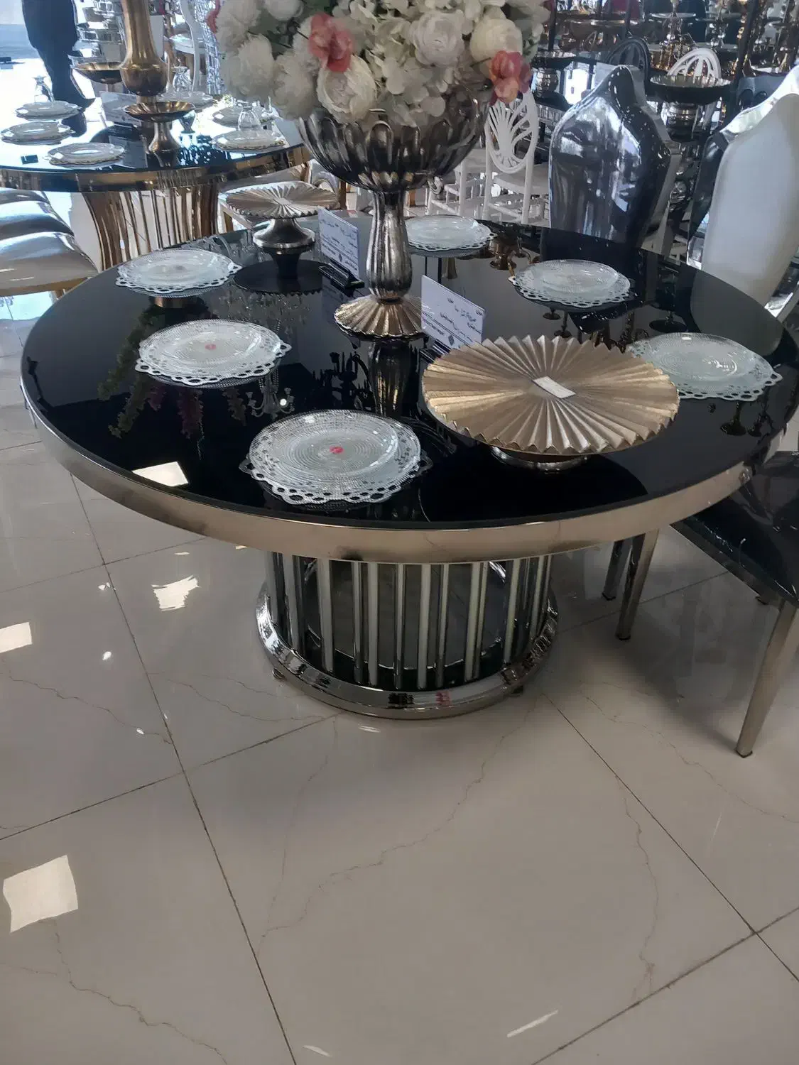 میز لوله ای سیلور تالاری هتل رستورانی/عسکری|عمده‌فروشی|ایجرود, |دیوار