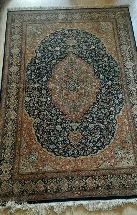 قالیجه تمام ابریشم رضایی|فرش|تهران, ارامنه|دیوار