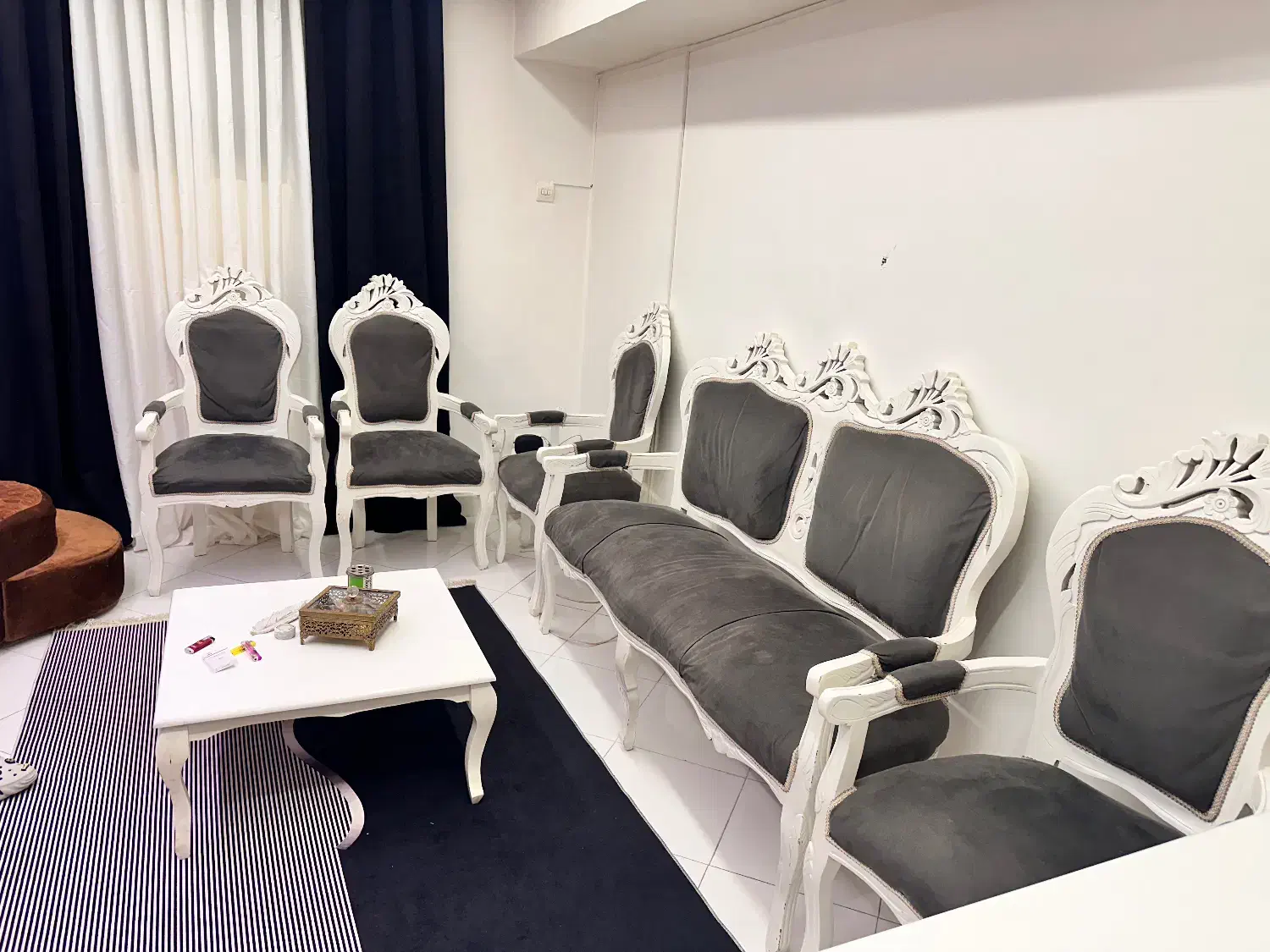 مبل استیل ۹ نفره|مبلمان خانگی و میز عسلی|تهران, حشمتیه|دیوار