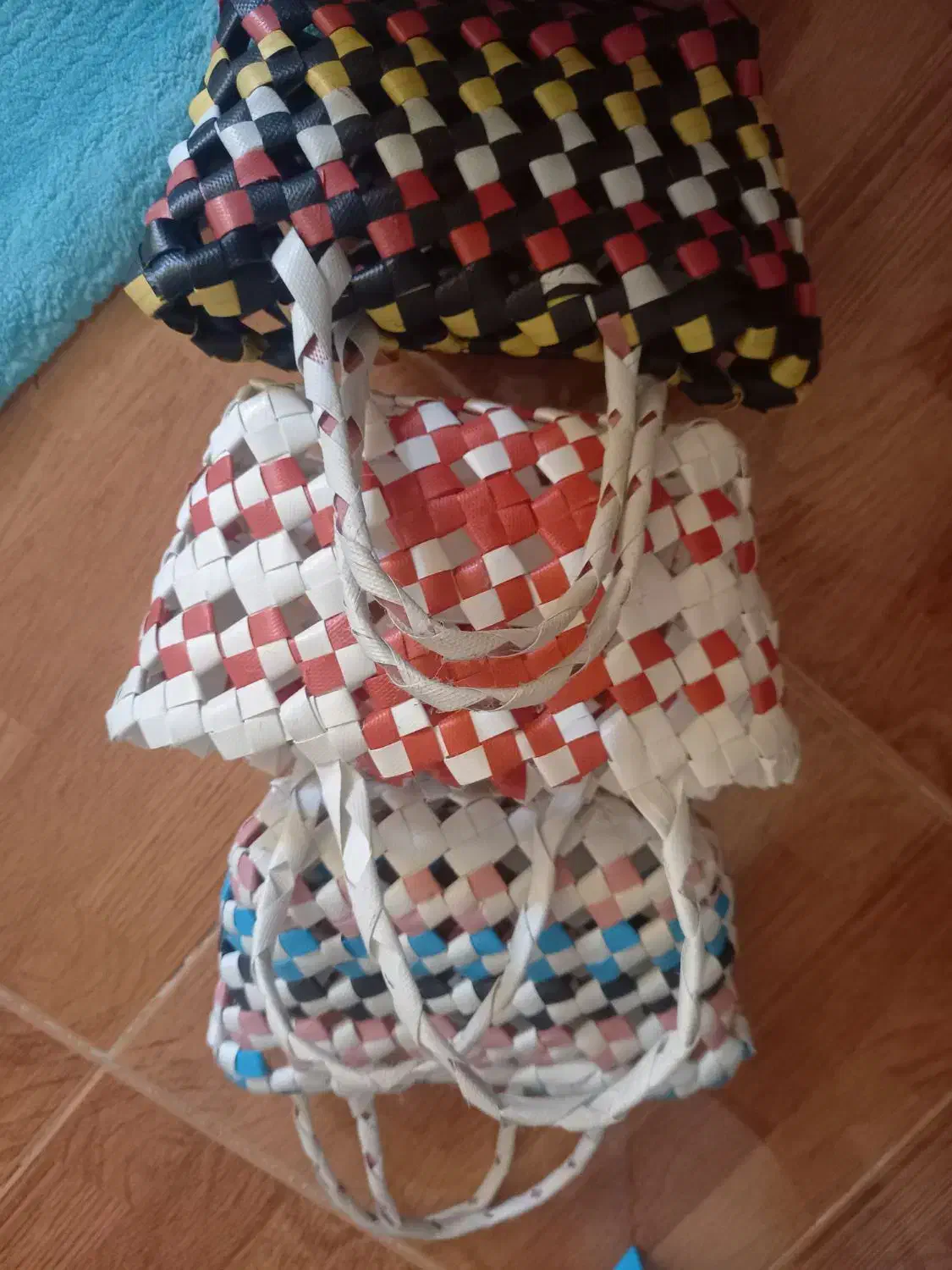 ساک حصیری بچگانه نو|کیف، کفش، کمربند|لنگرود, |دیوار