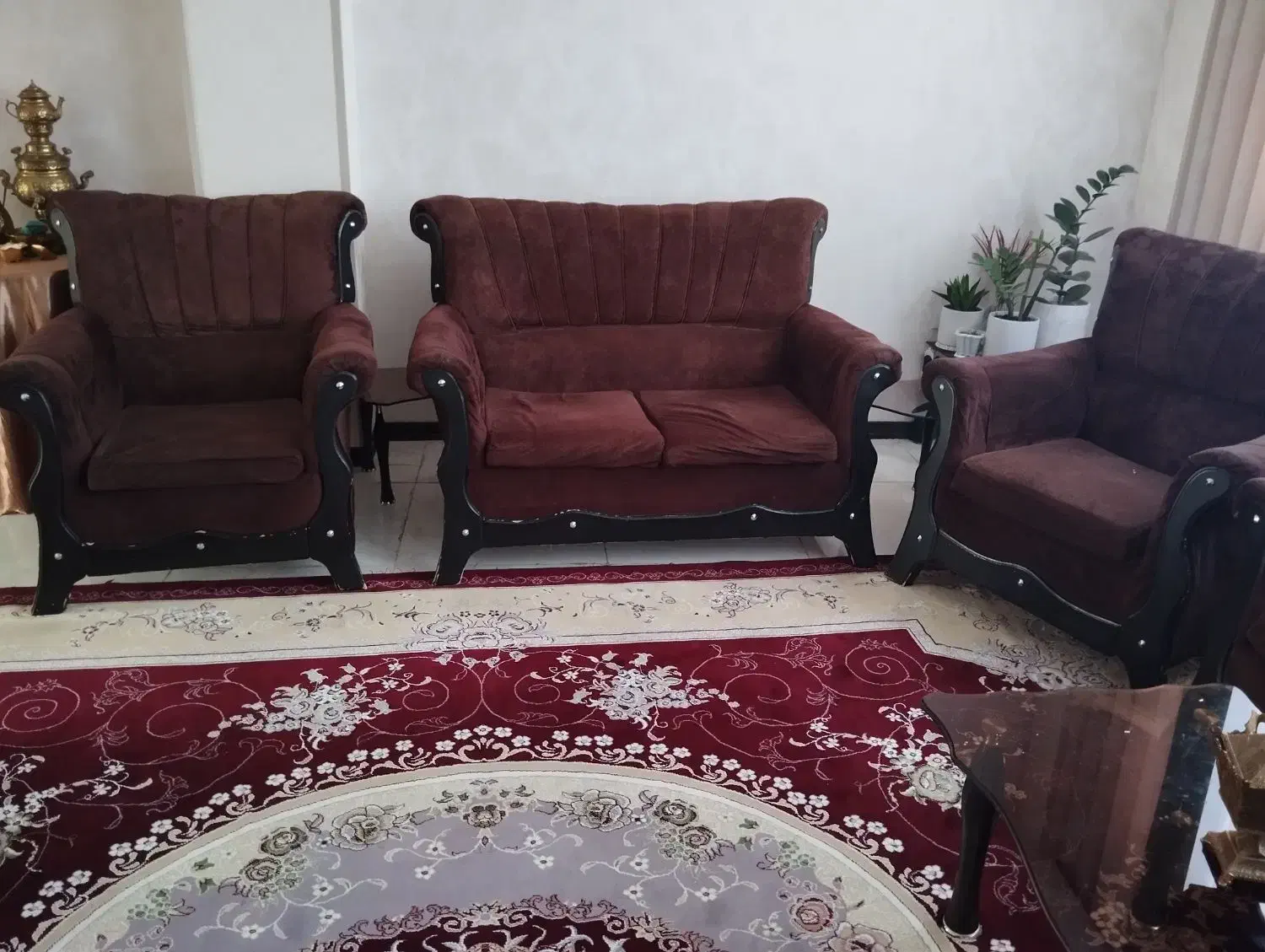 مبل ۷نفره|مبلمان خانگی و میز عسلی|محمدیه-قزوین, |دیوار