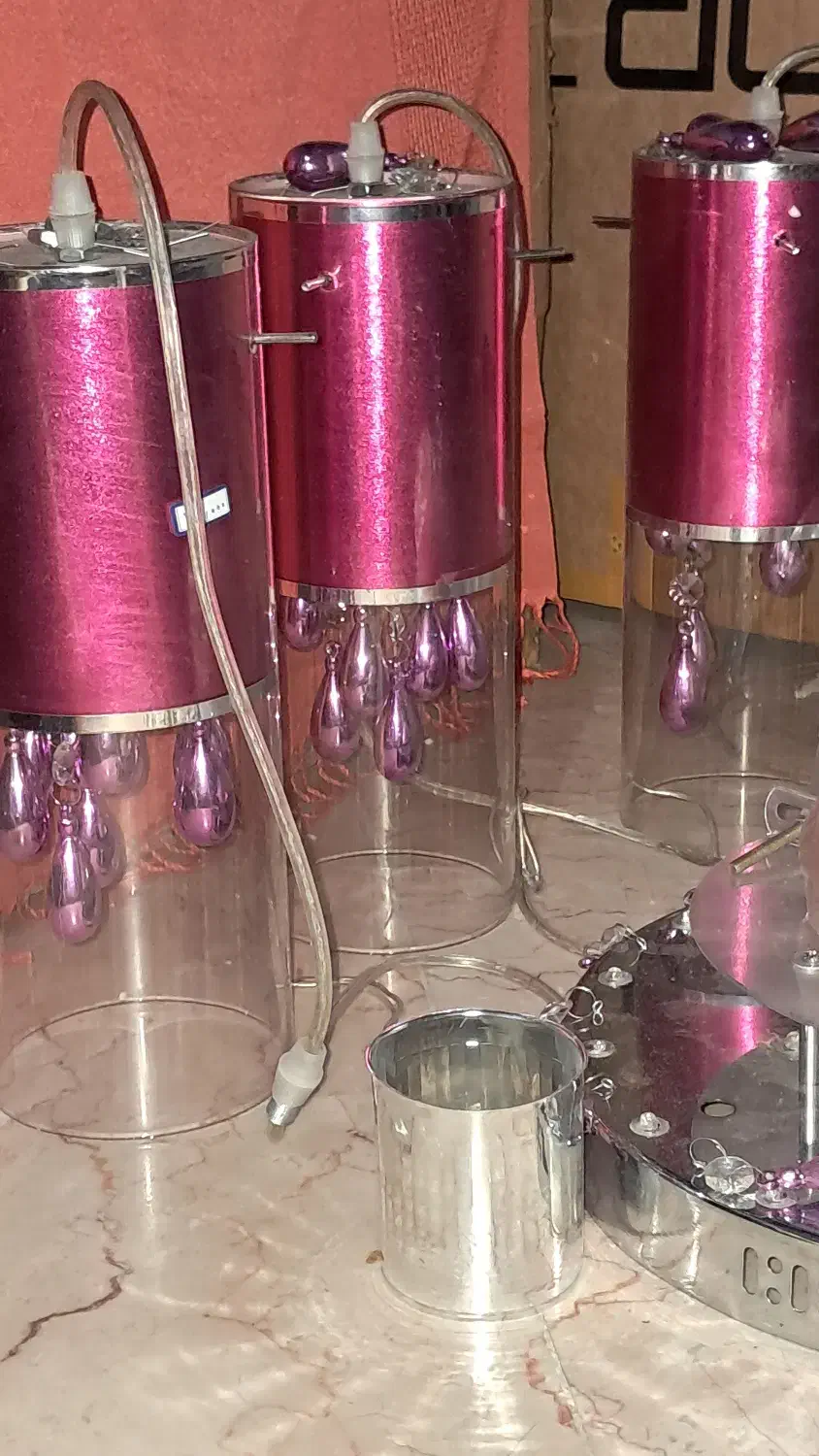 لوستر ۳ شاخه|لوستر و چراغ آویز|تهران, سازمان برنامه جنوبی|دیوار