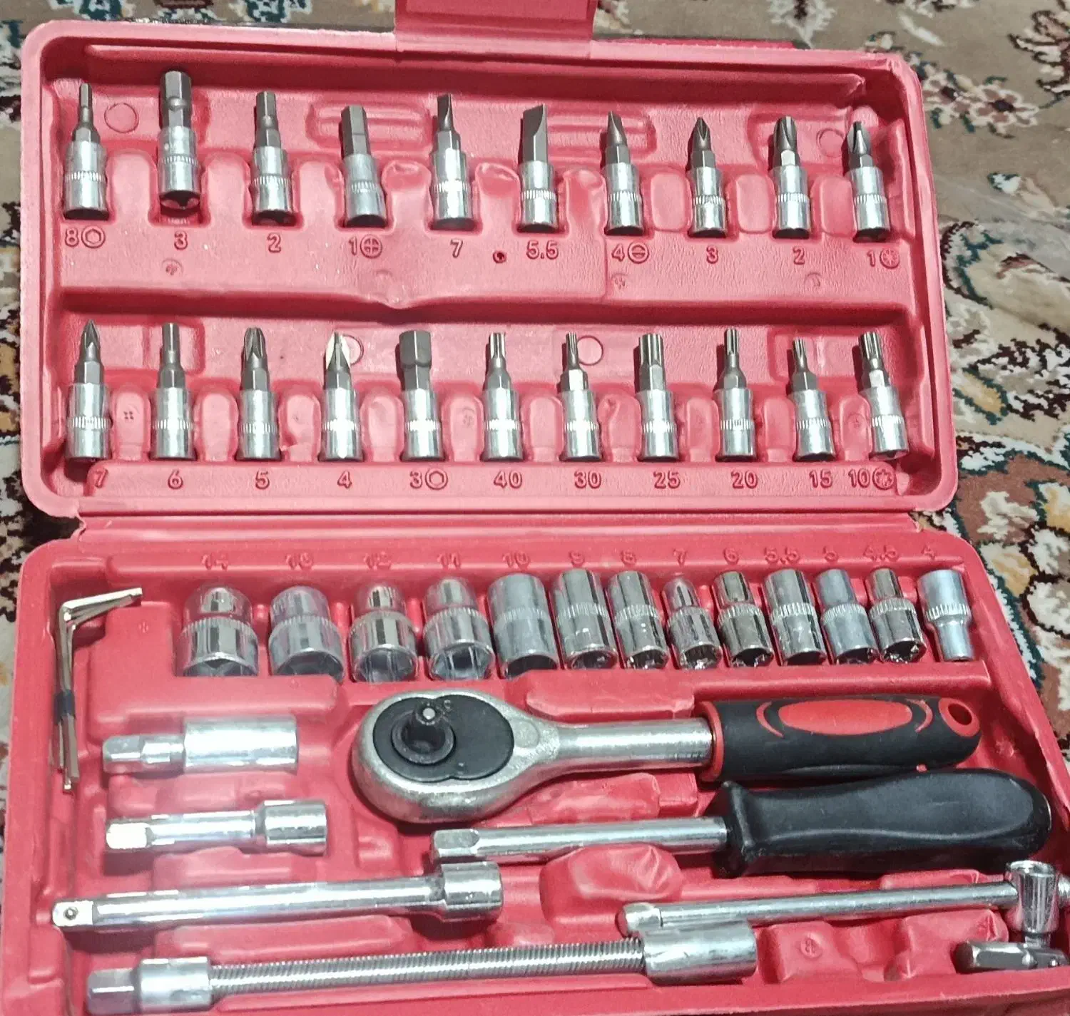 آچار بکس46عددی|قطعات یدکی و لوازم جانبی|بومهن, |دیوار