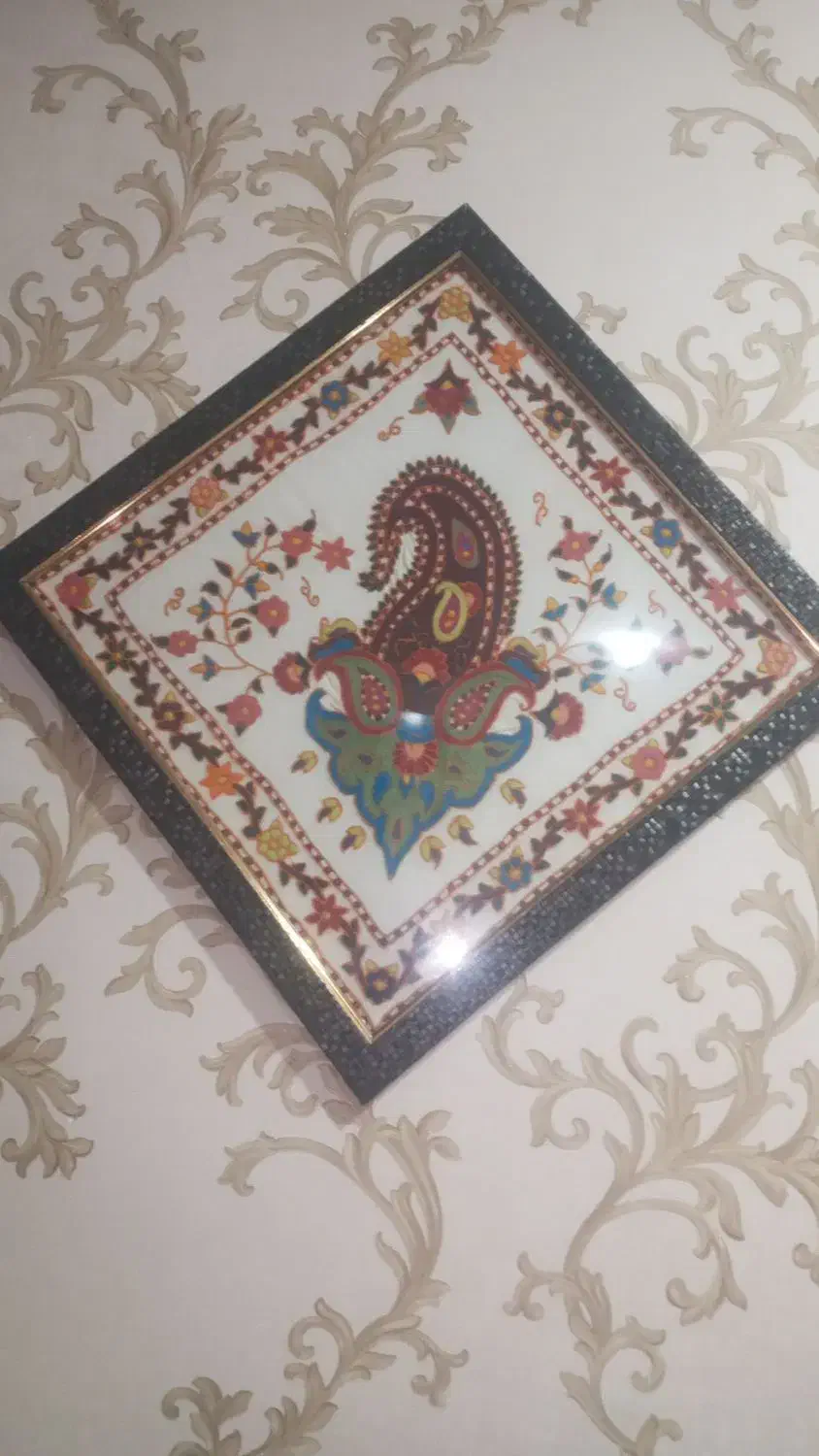 پته قاب گرفته|صنایع دستی و سایر لوازم تزئینی|جیرفت, |دیوار