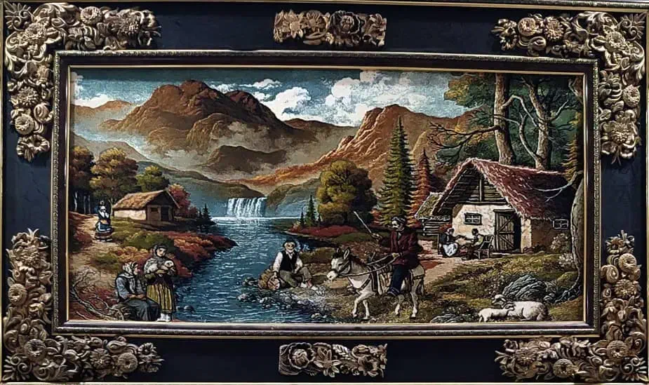 تابلو فرش|تابلو فرش|اردکان, |دیوار