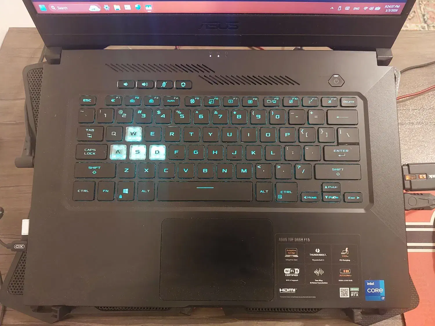 لپتاپ ایسوس fx516pm (کارکرده) با کول‌پد|رایانه همراه|تهران, کوی بیمه|دیوار