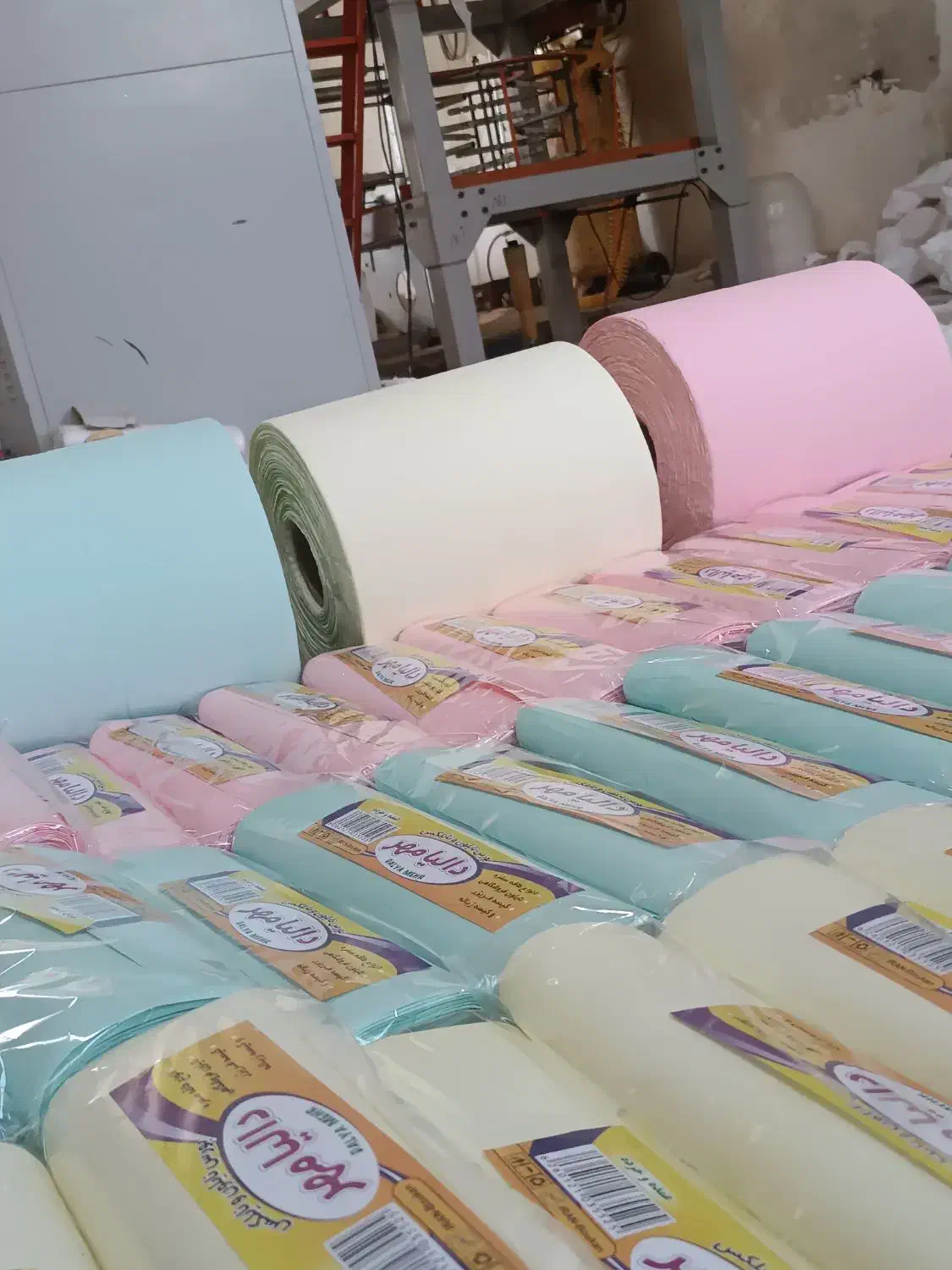 تولیدمستقیم طاقه، سفره،نایلون وکیسه زباله|سفره، حوله، دستمال آشپزخانه|بوکان, |دیوار