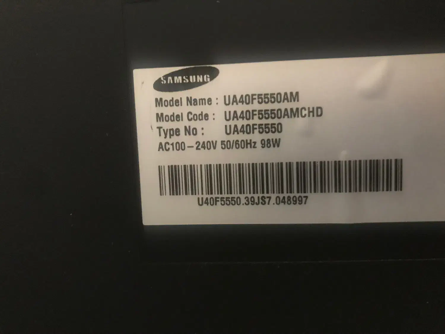 تلویزیون ۴۰ اینچ سامسونگ|تلویزیون و پروژکتور|تهران, زرگنده|دیوار