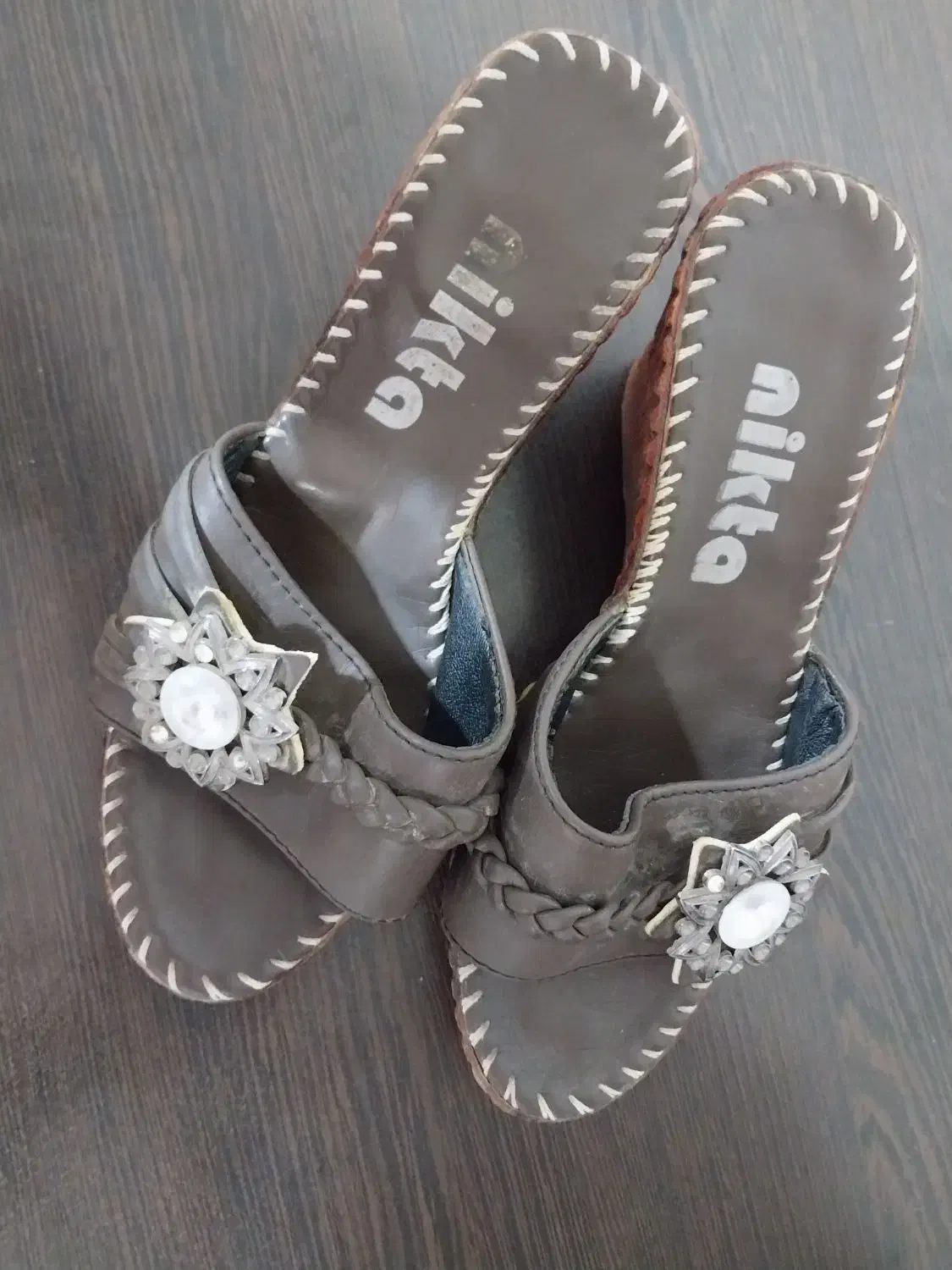 صندل نیکتا لبه دوزی شده|کیف، کفش، کمربند|خرمآباد, |دیوار