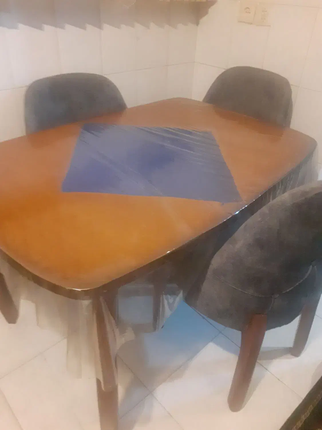 میز ناهار خوری ۳ نفره|میز و صندلی غذاخوری|کرمانشاه, |دیوار