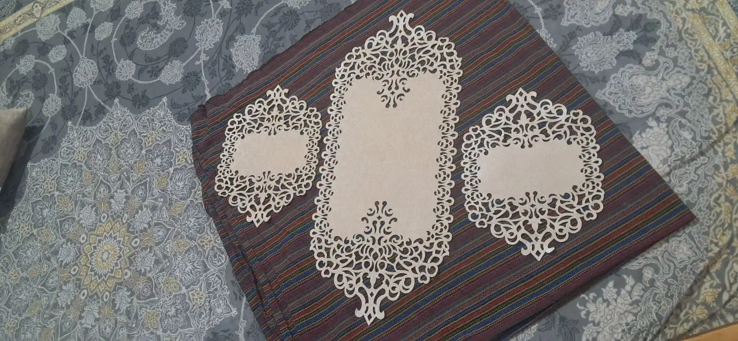 رو عسلی دو رویه|پرده، رانر، رومیزی|قرچک, شهرک الحدید|دیوار