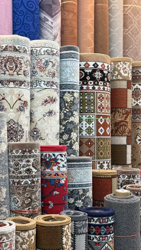 کناره فرش ناردون لاکی گلشهر سلیمانی|فرش|زنجان, |دیوار