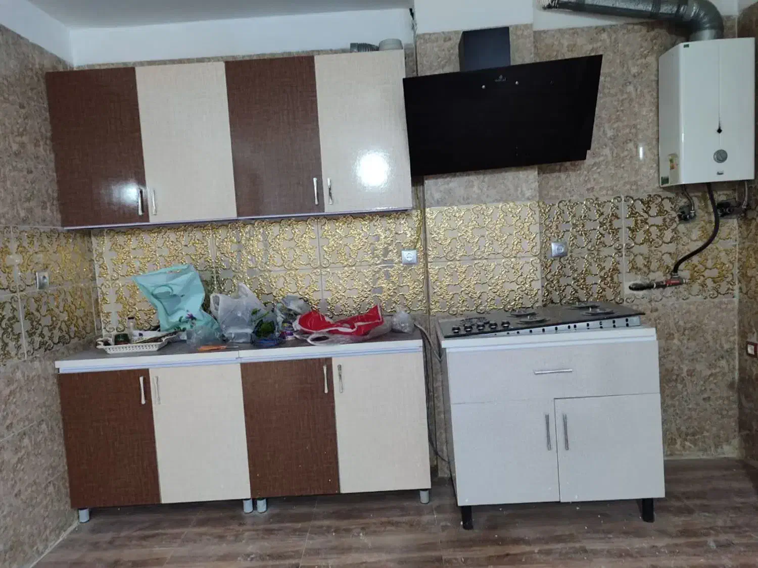 کابینت پیش ساخته|آب‌چکان و نظم‌دهنده ظروف|مشکین‌دشت, |دیوار