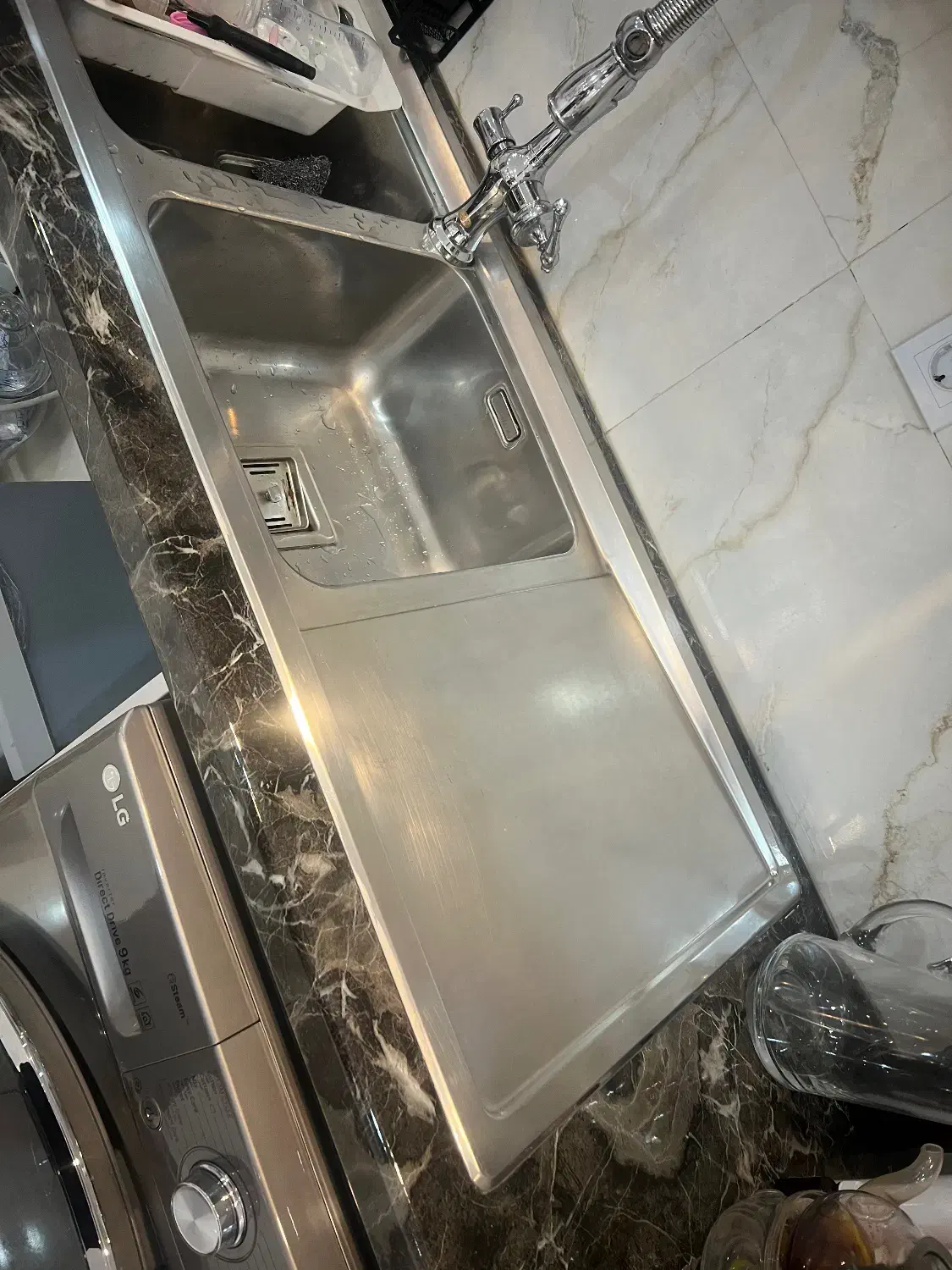 صفحه کابینت طرح سنگ مرمریت ۳.۵۰ سانت|مصالح و تجهیزات ساختمان|اسلام‌شهر, شهرک الهیه|دیوار