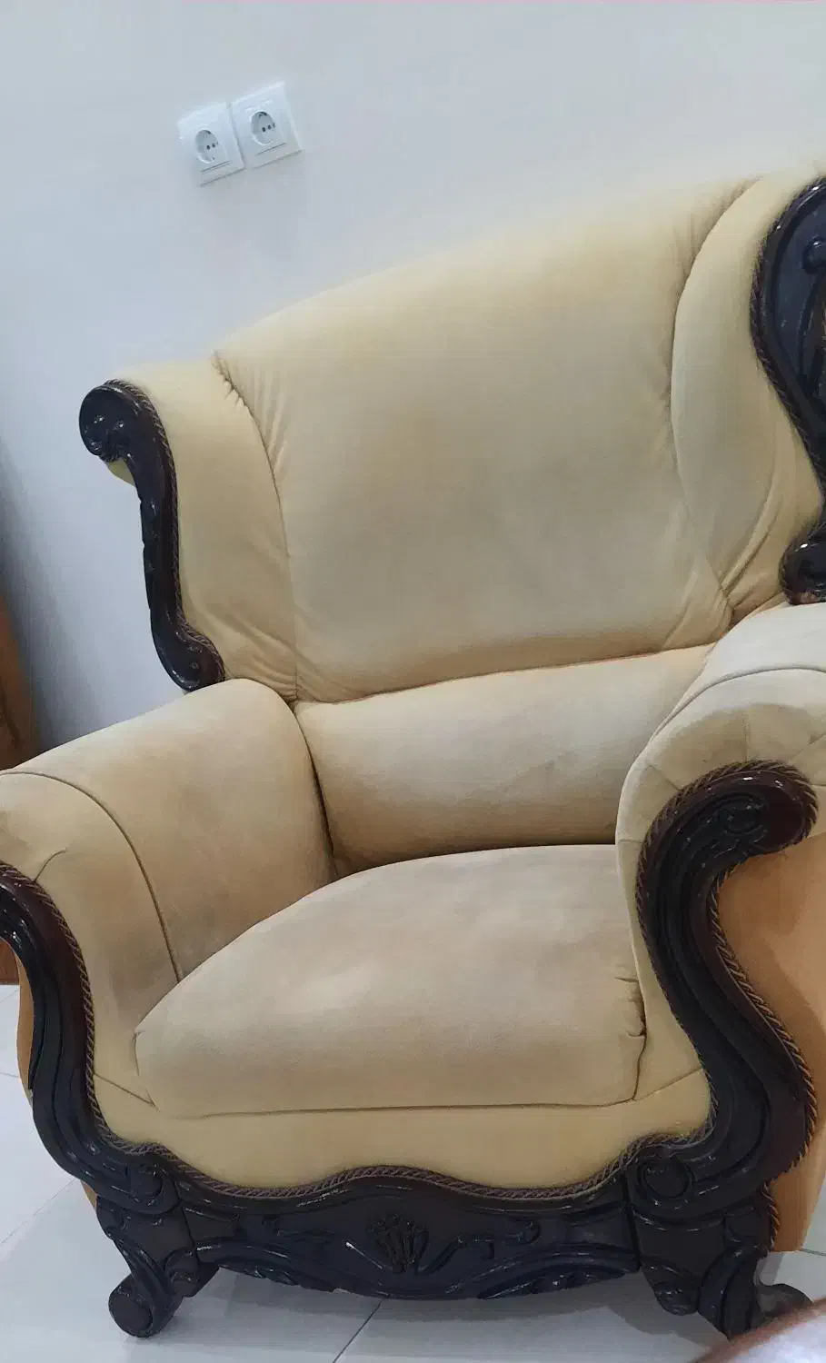 فروش میز تلفن بسیار نو با چوب گردو|میز تلفن|قزوین, |دیوار