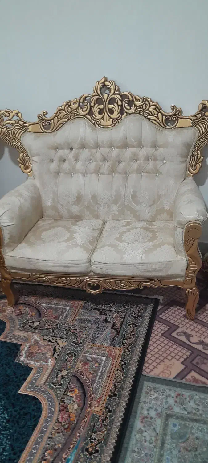 مبل ۷نفره سلطنتی|مبلمان خانگی و میز عسلی|مرند, |دیوار