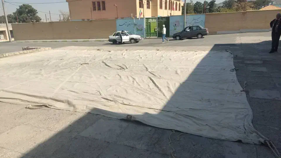 فروش چادر برزنتی|مصالح و تجهیزات ساختمان|فولادشهر, A4|دیوار