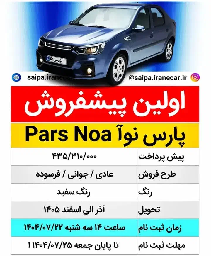 فروش حواله پیش فروش آل نود|خودرو سواری و وانت|کوشکنار, |دیوار