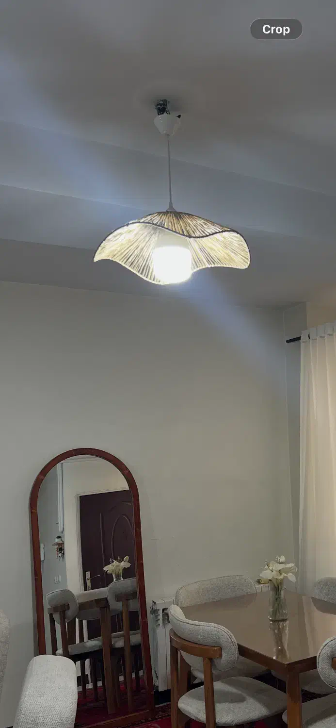 لوستر مدل دامنی رافیا|لوستر و چراغ آویز|فردیس, شهرک وحدت|دیوار