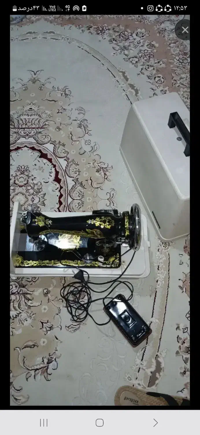 چرخ خیاطی سالم دینام برقی3میلیون|چرخ خیاطی و ریسندگی|ساوه, |دیوار