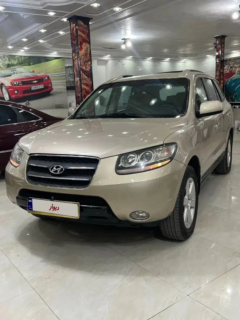 سانتافه ۲۰۰۷ بژ متالیک درجه یک استثنایی|خودرو سواری و وانت|تبریز, |دیوار