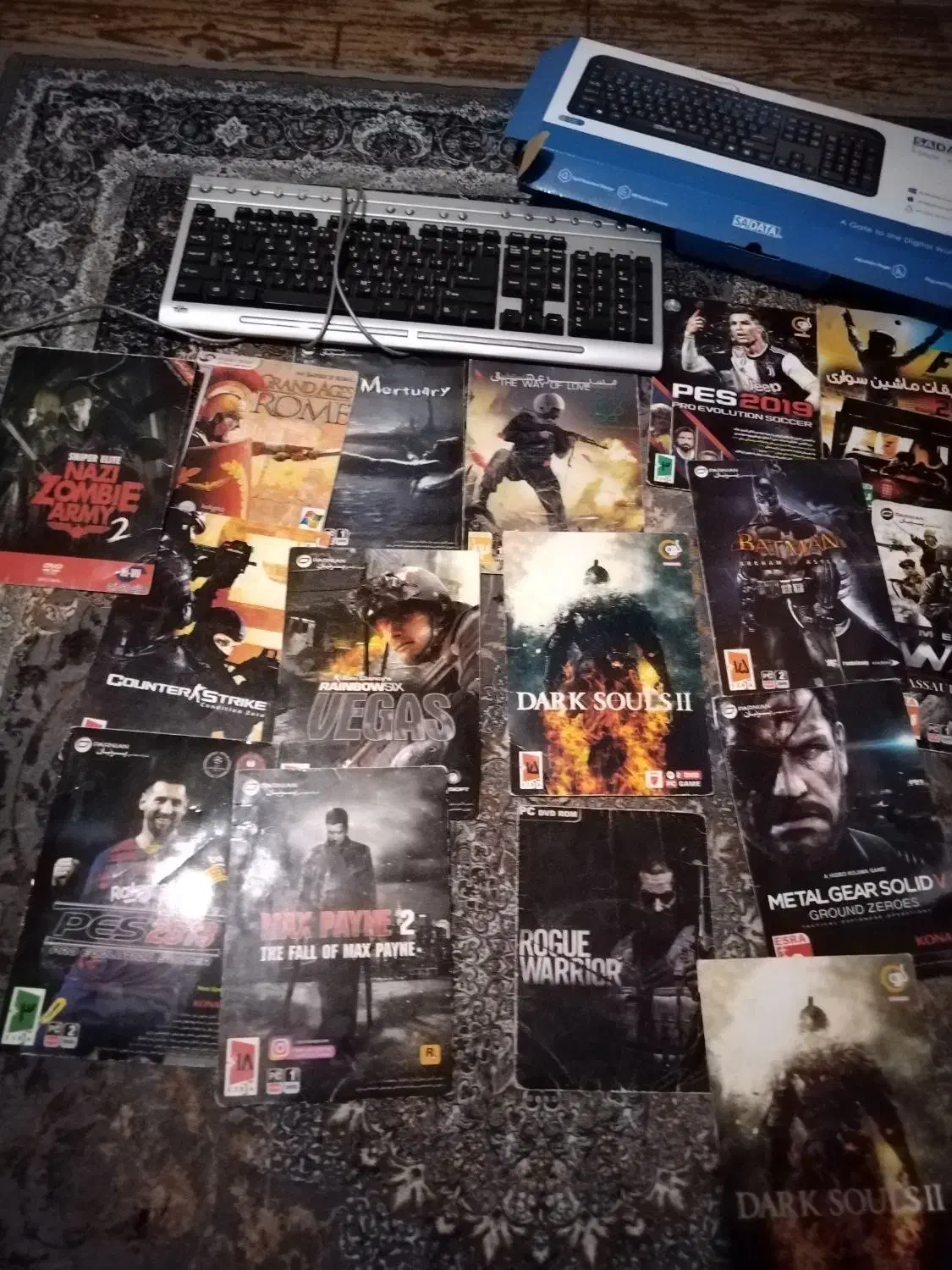 17 بازی کامپیوتری و کیبورد tvm با جعبه و سالم|کنسول، بازی ویدئویی و آنلاین|تهران, شهرک آسمان|دیوار