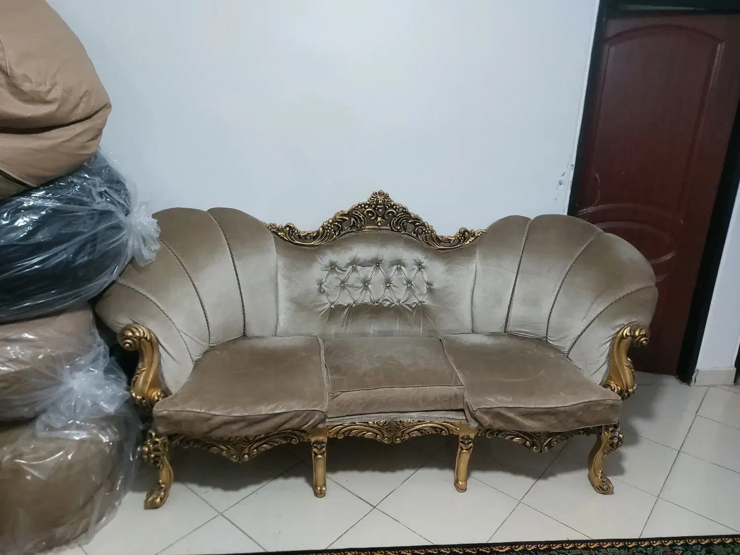 مبل استیل ۹ نفره سلطنتی|مبلمان خانگی و میز عسلی|کوهسار (البرز), |دیوار