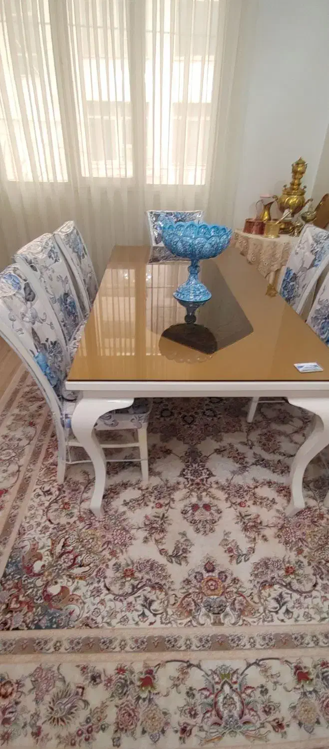 یکدست میز نهار خوری 8 نفره|میز و صندلی غذاخوری|خوانسار, |دیوار