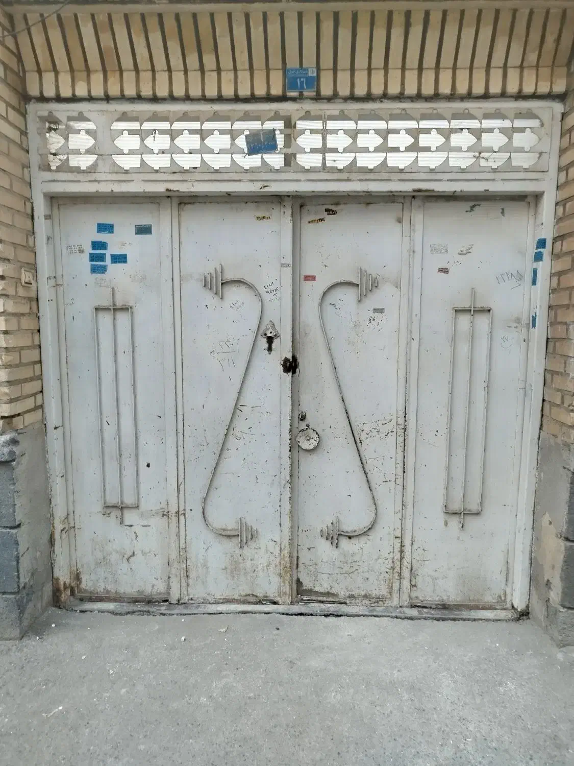 درب اهنی چهار لنگه سنگین|مصالح و تجهیزات ساختمان|خوی, |دیوار
