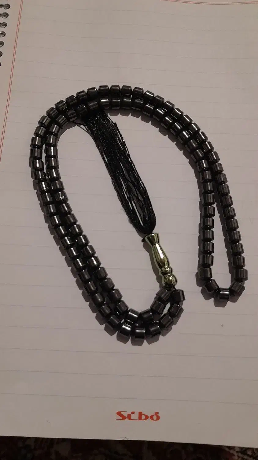 تسبیح حدید قدیمی۱۰۲ عددی|کلکسیون اشیاء عتیقه|رودسر, |دیوار