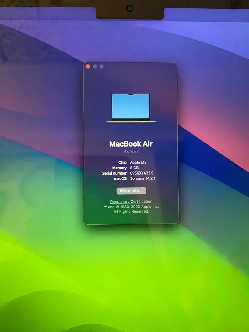 Macbook air M2|رایانه همراه|تهران, شهرک چیتگر|دیوار