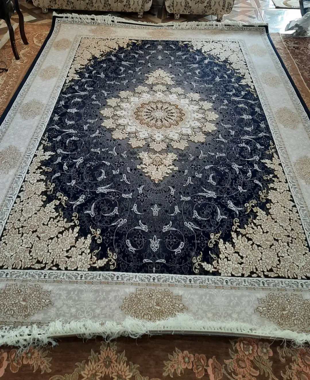 فرش ۶ متری یک جفت نو ۲۵ ملیون|فرش|طاهرگوراب, |دیوار