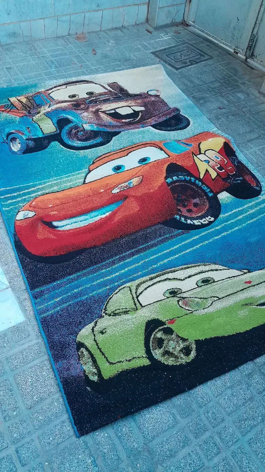 فرش ۶ متری فانتزی اتاق کودک در حد نو|فرش|کرج, کلاک نو|دیوار